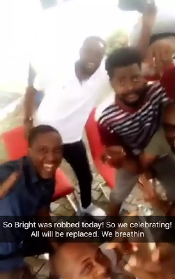 Photos: Basketmouth Celebrates With Friends After Robbery Incident In His Lekki Home